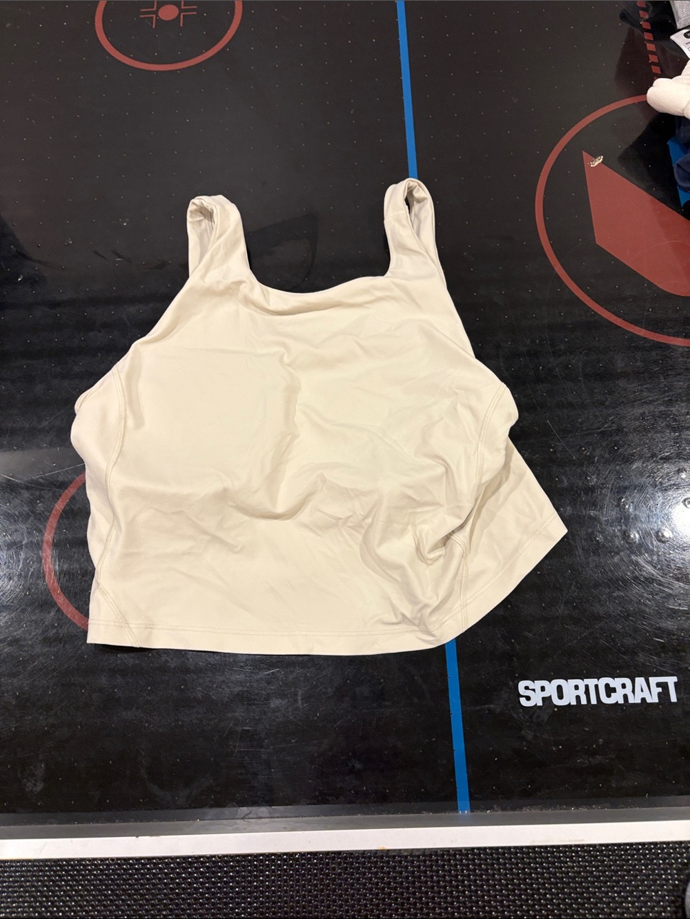 lululemon athletica Cream Crop Tank Top
